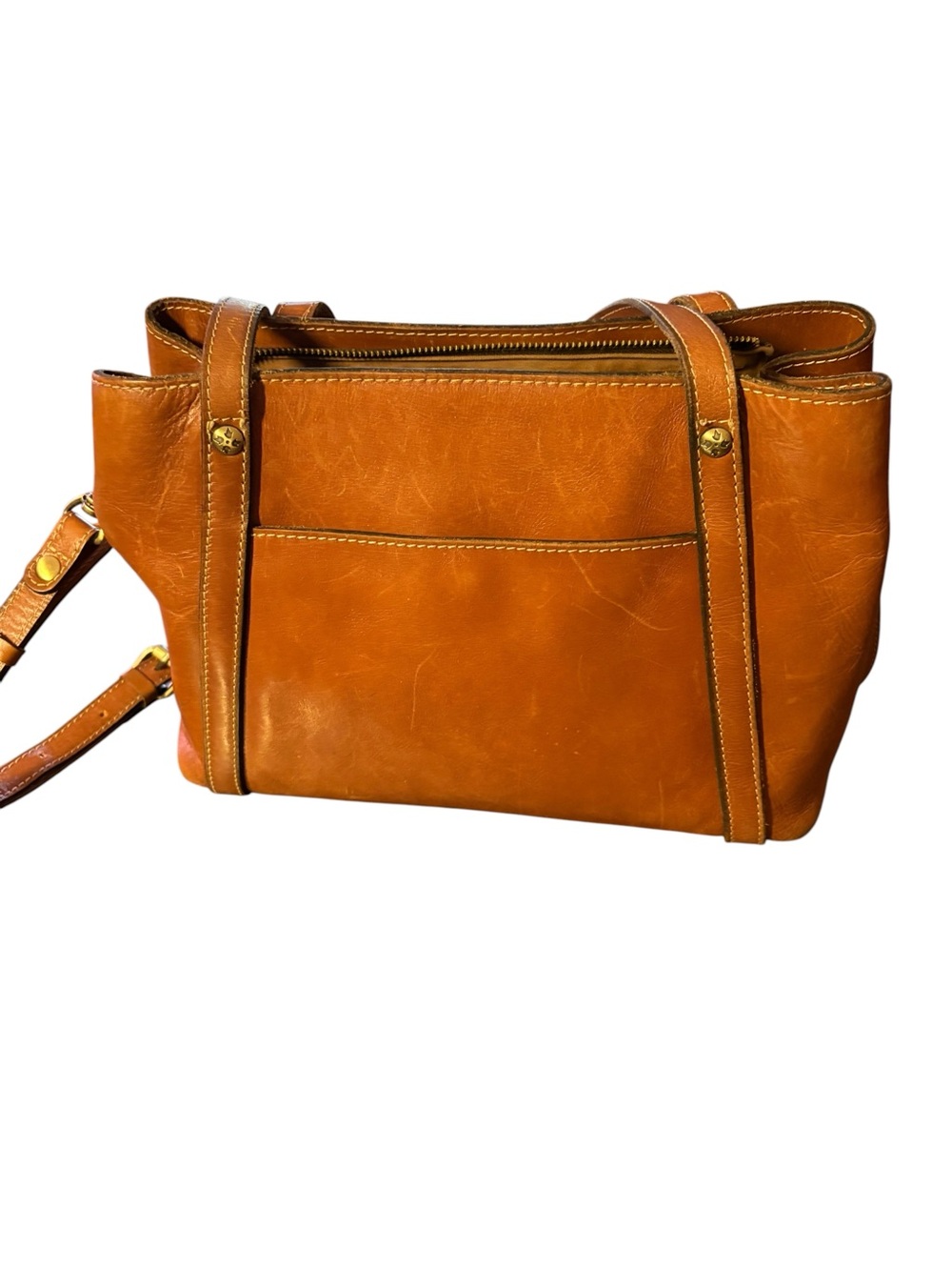 Patricia Nash Leather Crossbody Shoulder Bag Boho Satchel - Picture 7 of 16